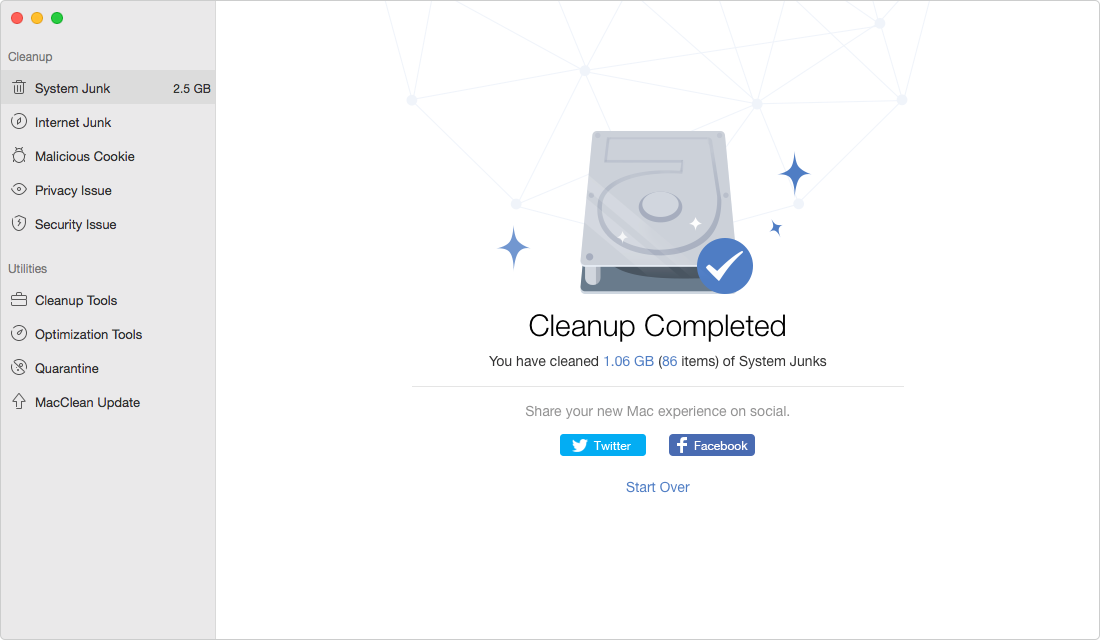 clean up mac for free